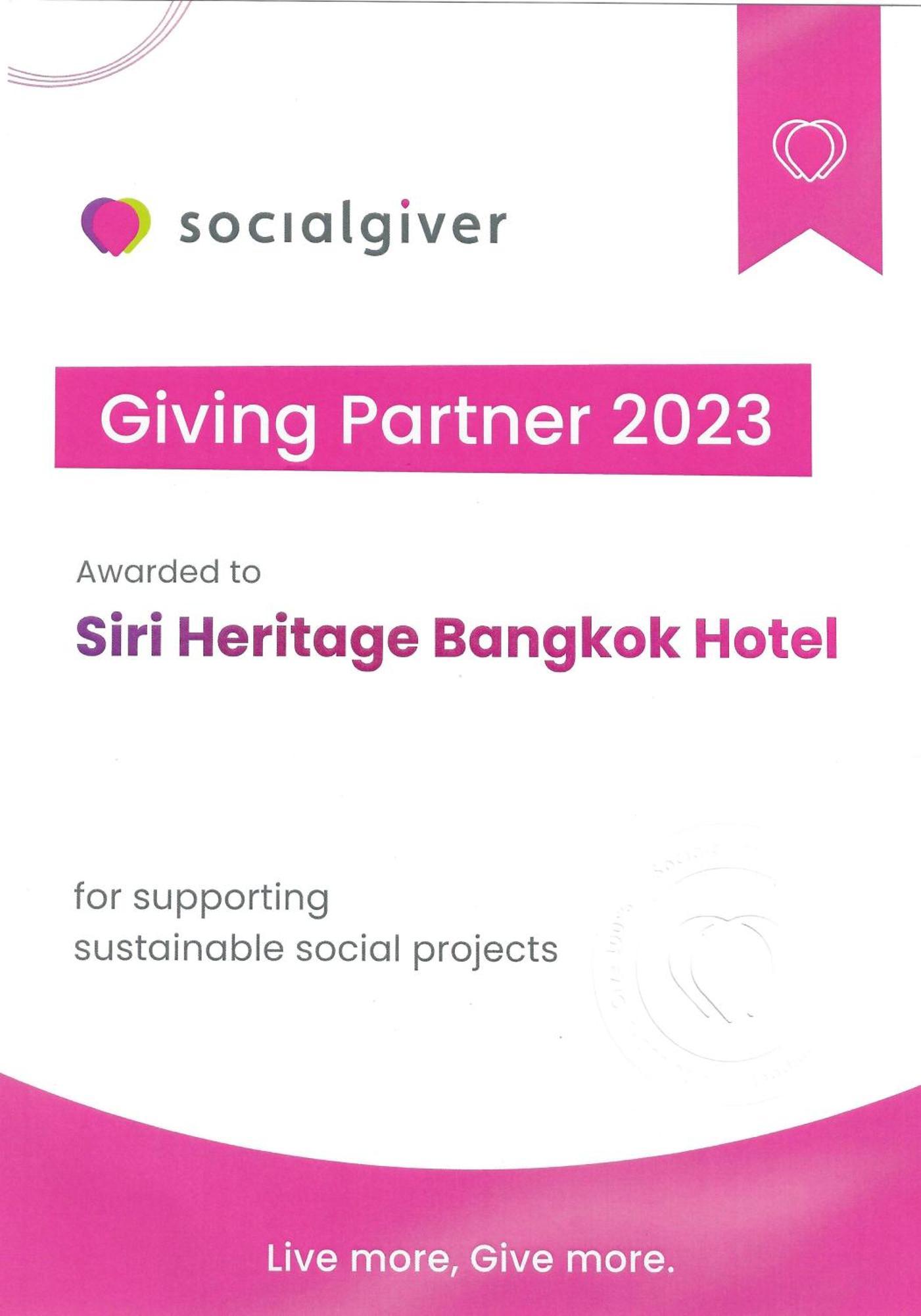 Siri Heritage Bangkok Hotel - Sha Extra Plus Екстериор снимка